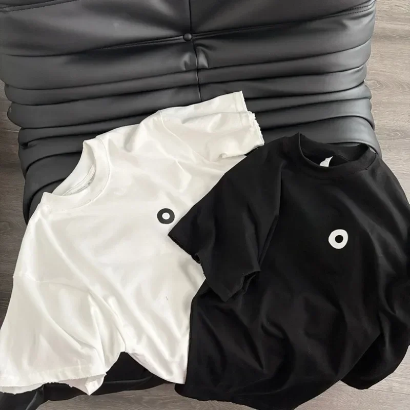 Fashion Letter Printed Short Sleeved Shirt Summer Casual Round Neck Worn T-shirt Top Elegant Water Washing Abrasion T-shirt
Fashion Letter Printed Short Sleeved Shirt Summer Casual Round Neck Worn T-shirt Top Elegant Water Washing Abrasion T-shirt