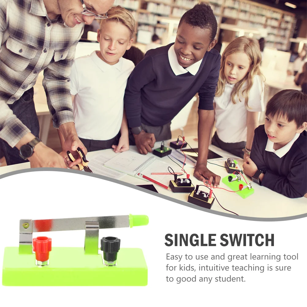 5pcs Single Switch Single Pole For Physics Circuit Electronic Knives Experiments Spst Copper Lab Equipment Stem Education
5pcs Single Switch Single Pole For Physics Circuit Electronic Knives Experiments Spst Copper Lab Equipment Stem Education