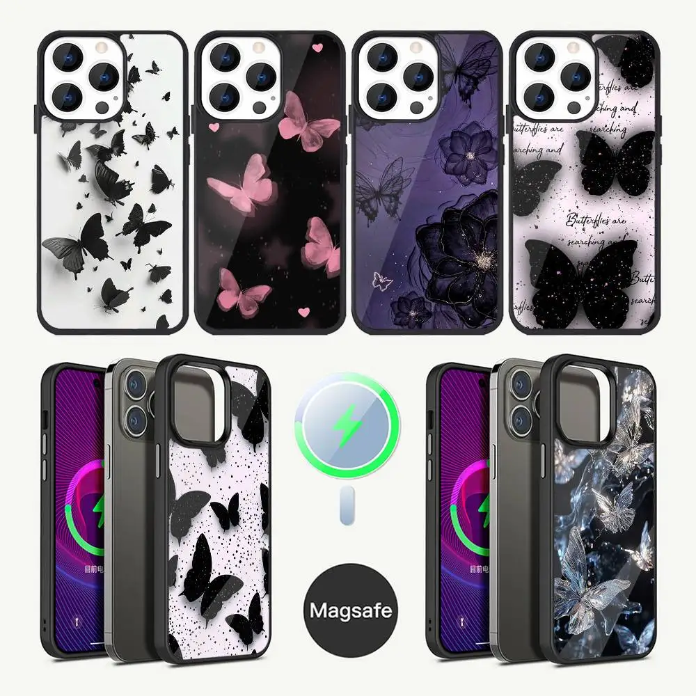 Butterfly Love Black Phone Case For iPhone 17,16,15,14,13,12,11,Plus,Pro,Max Mini Magsafe Magnetic Wireless Charging
Butterfly Love Black Phone Case For iPhone 17,16,15,14,13,12,11,Plus,Pro,Max Mini Magsafe Magnetic Wireless Charging