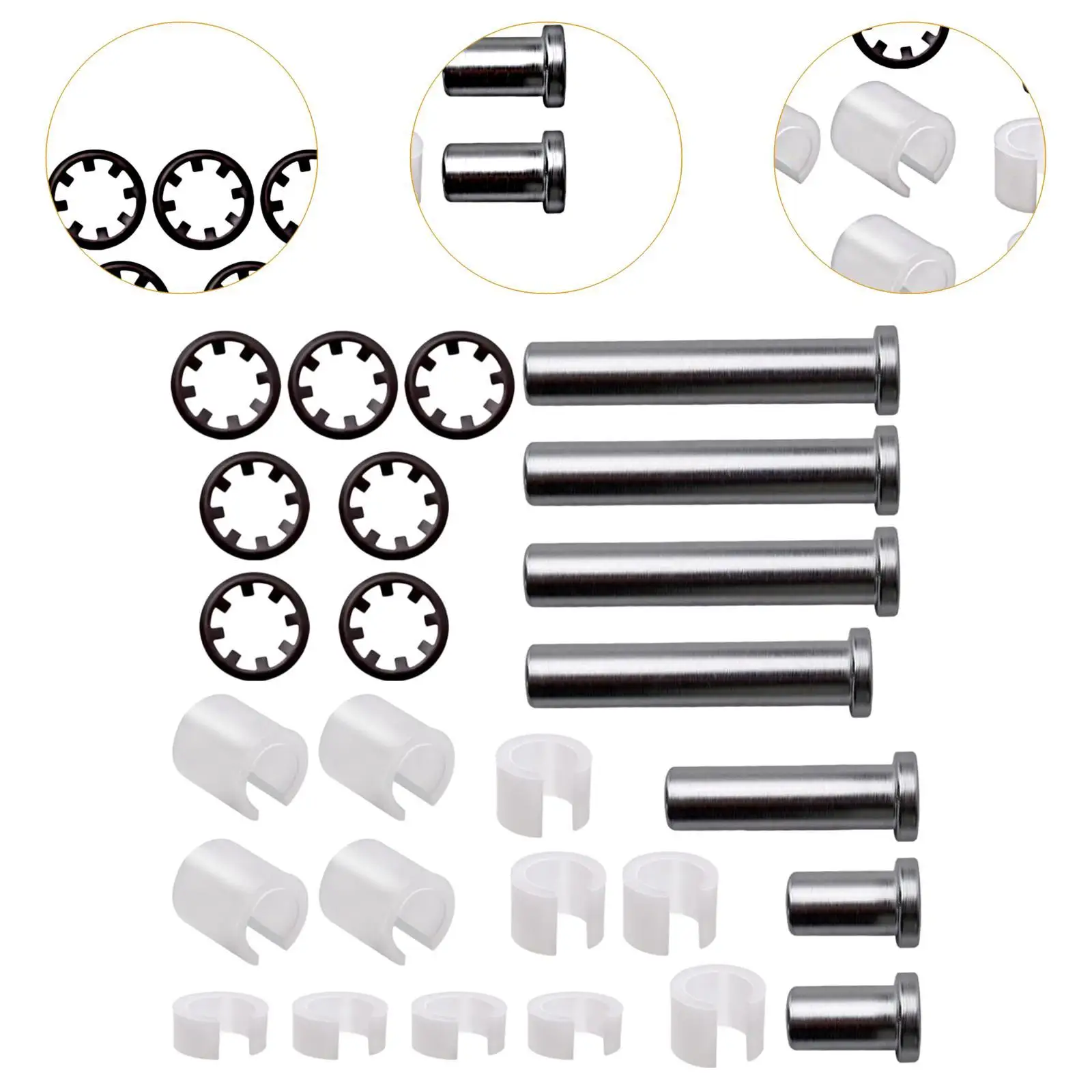 RV Awning Pin Replacement Kit Complete Bushings and Retainer Set Power Arm Repair Parts for Travel
RV Awning Pin Replacement Kit Complete Bushings and Retainer Set Power Arm Repair Parts for Travel