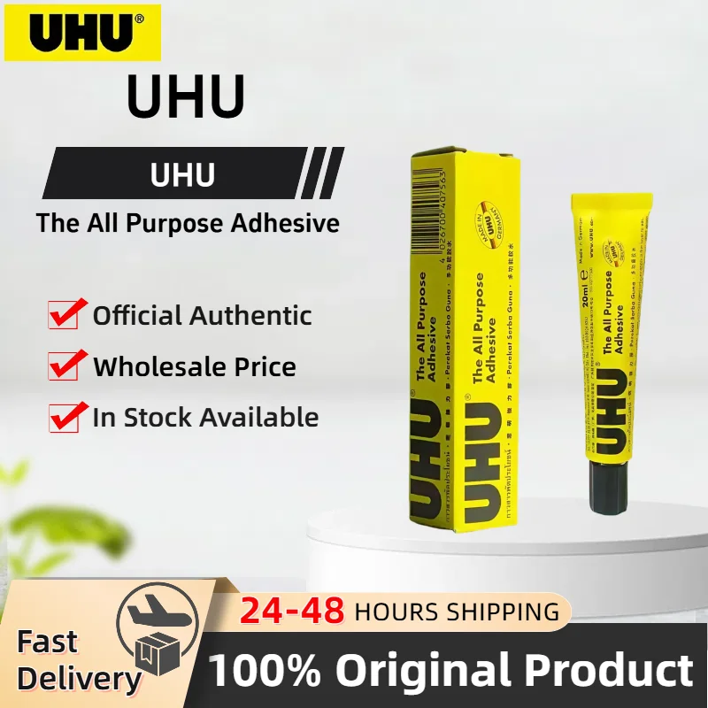 5Pcs UHU All Purpose Adhesive Fast Permanent Glue Extra Strong Glue Handmade Model Glue DIY Glue 20ML/35ML/125ML
5Pcs UHU All Purpose Adhesive Fast Permanent Glue Extra Strong Glue Handmade Model Glue DIY Glue 20ML/35ML/125ML