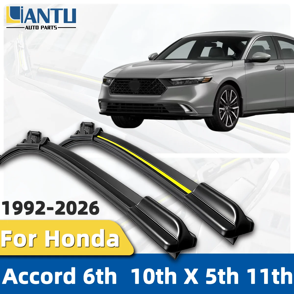 2pcs Car Windshield Wiper For Honda Accord 6th 10th X 5th 11th 1992-2026 Front Wipers Blade Premium Accessorie 2025 2024 2023
2pcs Car Windshield Wiper For Honda Accord 6th 10th X 5th 11th 1992-2026 Front Wipers Blade Premium Accessorie 2025 2024 2023