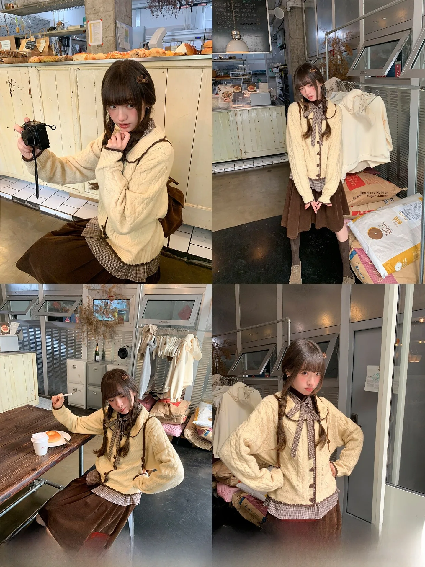 Женский вязаный кардиган с пуговицами в форме сердца, осенне-зимний, свободного кроя, простой дизайн, длинный рукав
Женский вязаный кардиган с пуговицами в форме сердца, осенне-зимний, свободного кроя, простой дизайн, длинный рукав