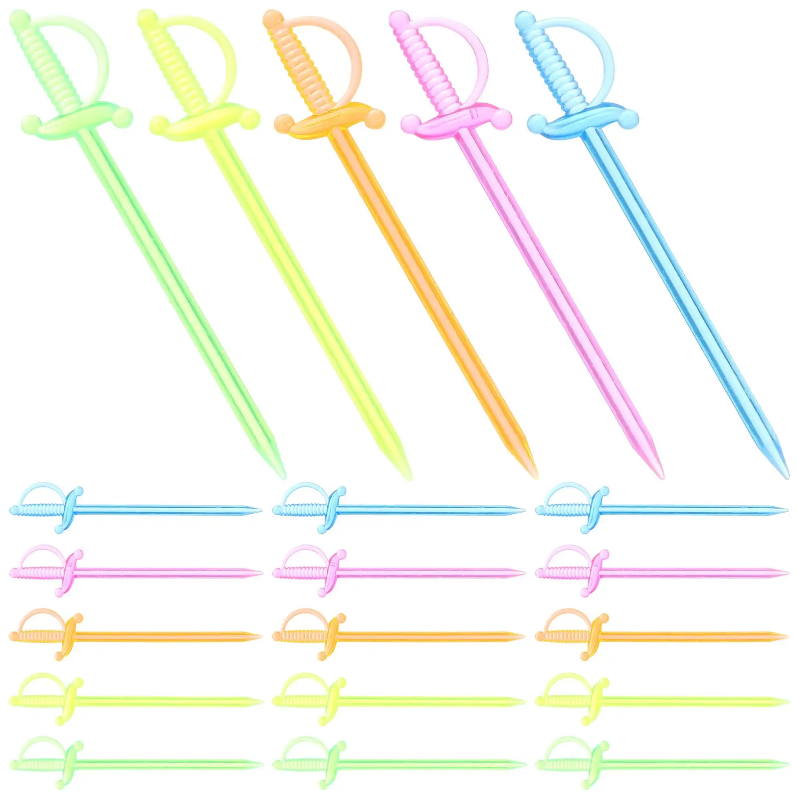 200pcs Fruit Plastic Dessert Food-grade Cake Decor Cocktail Party Supplies Sword Shape Multi-functional
200pcs Fruit Plastic Dessert Food-grade Cake Decor Cocktail Party Supplies Sword Shape Multi-functional