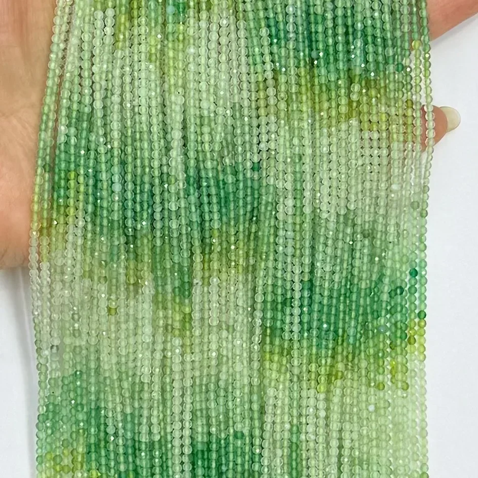 Natural Green Agate Round Faceted Beads 38cm Women DIY Jewelry Making Bracelet Necklace Fashion Loose Beads Stone Accessories
Natural Green Agate Round Faceted Beads 38cm Women DIY Jewelry Making Bracelet Necklace Fashion Loose Beads Stone Accessories