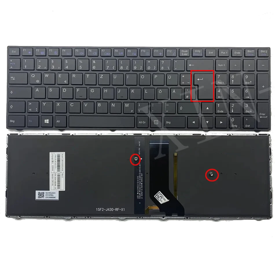 Немецкая клавиатура для ноутбука с подсветкой для Hasee Ares Z7 CVM15F26D0J4308 6-80-N7500-070-1 GR макет
Немецкая клавиатура для ноутбука с подсветкой для Hasee Ares Z7 CVM15F26D0J4308 6-80-N7500-070-1 GR макет