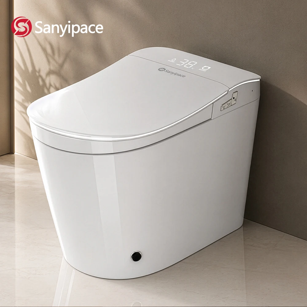 Sanyipace Smart Toilet Seat and Bidet 1000 Gram MaP Flush Score ADA Comfort Height Auto Flush Warm Water Heated Seat Toilet One Piece Elongated Toilet with Tank Toilet
Sanyipace Smart Toilet Seat and Bidet 1000 Gram MaP Flush Score ADA Comfort Height Auto Flush Warm Water Heated Seat Toilet One Piece Elongated Toilet with Tank Toilet