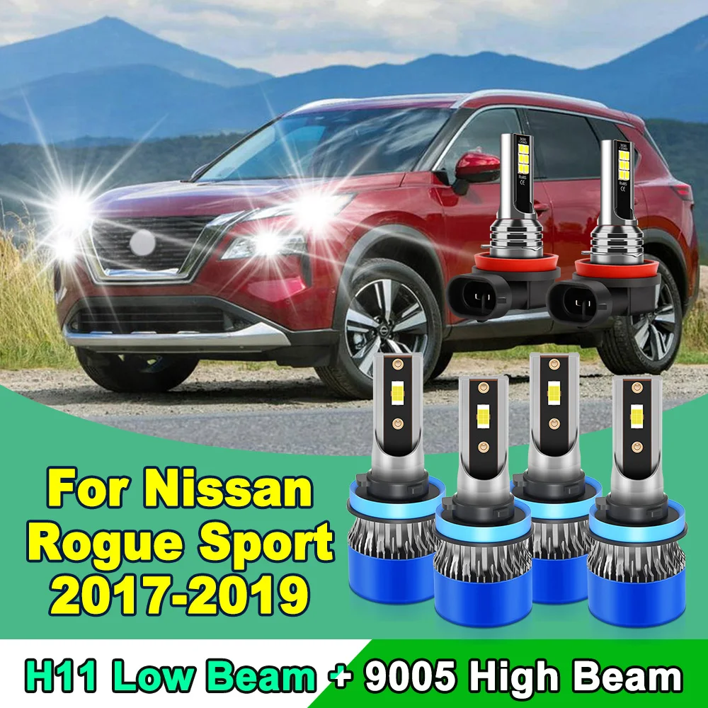 Автомобильные светодиодные фары Turbofan дальнего ближнего света, противотуманные фары, лампы для Nissan Rogue Sport 2017 2018 2019, Plug and Play
Автомобильные светодиодные фары Turbofan дальнего ближнего света, противотуманные фары, лампы для Nissan Rogue Sport 2017 2018 2019, Plug and Play