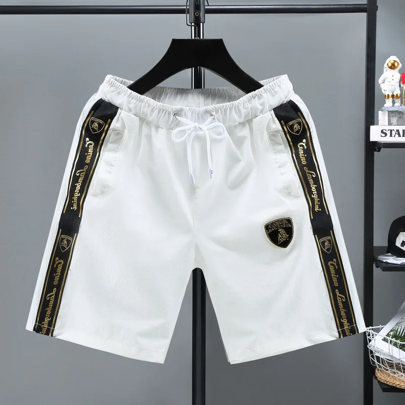Trendy Shorts Men's New Summer Thin Style, Trendy Loose Straight Leg Five Quarter Pants, Versatile And Handsome Ice Silk Sports
Trendy Shorts Men's New Summer Thin Style, Trendy Loose Straight Leg Five Quarter Pants, Versatile And Handsome Ice Silk Sports