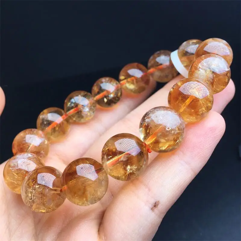 14MM Natural Yellow Citrine Quartz Bracelet Crystal Reiki Healing Stone Fashion Jewelry Gifting Gift For Women 1pcs
14MM Natural Yellow Citrine Quartz Bracelet Crystal Reiki Healing Stone Fashion Jewelry Gifting Gift For Women 1pcs