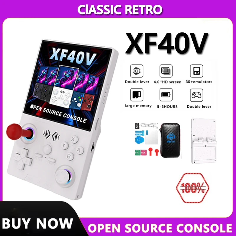 Портативная игровая консоль XF40V Retro с Linux-системой, 4,0-дюймовым IPS-экраном, 64 ГБ/128 ГБ памяти, обновленная версия.
Портативная игровая консоль XF40V Retro с Linux-системой, 4,0-дюймовым IPS-экраном, 64 ГБ/128 ГБ памяти, обновленная версия.