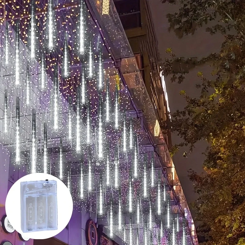 Светодиодный метеоритный дождь AA на батарейках Метеоритный дождь для праздника, Рождества, дома, свадьбы, вечеринки, украшения, садовый светильник
Светодиодный метеоритный дождь AA на батарейках Метеоритный дождь для праздника, Рождества, дома, свадьбы, вечеринки, украшения, садовый светильник