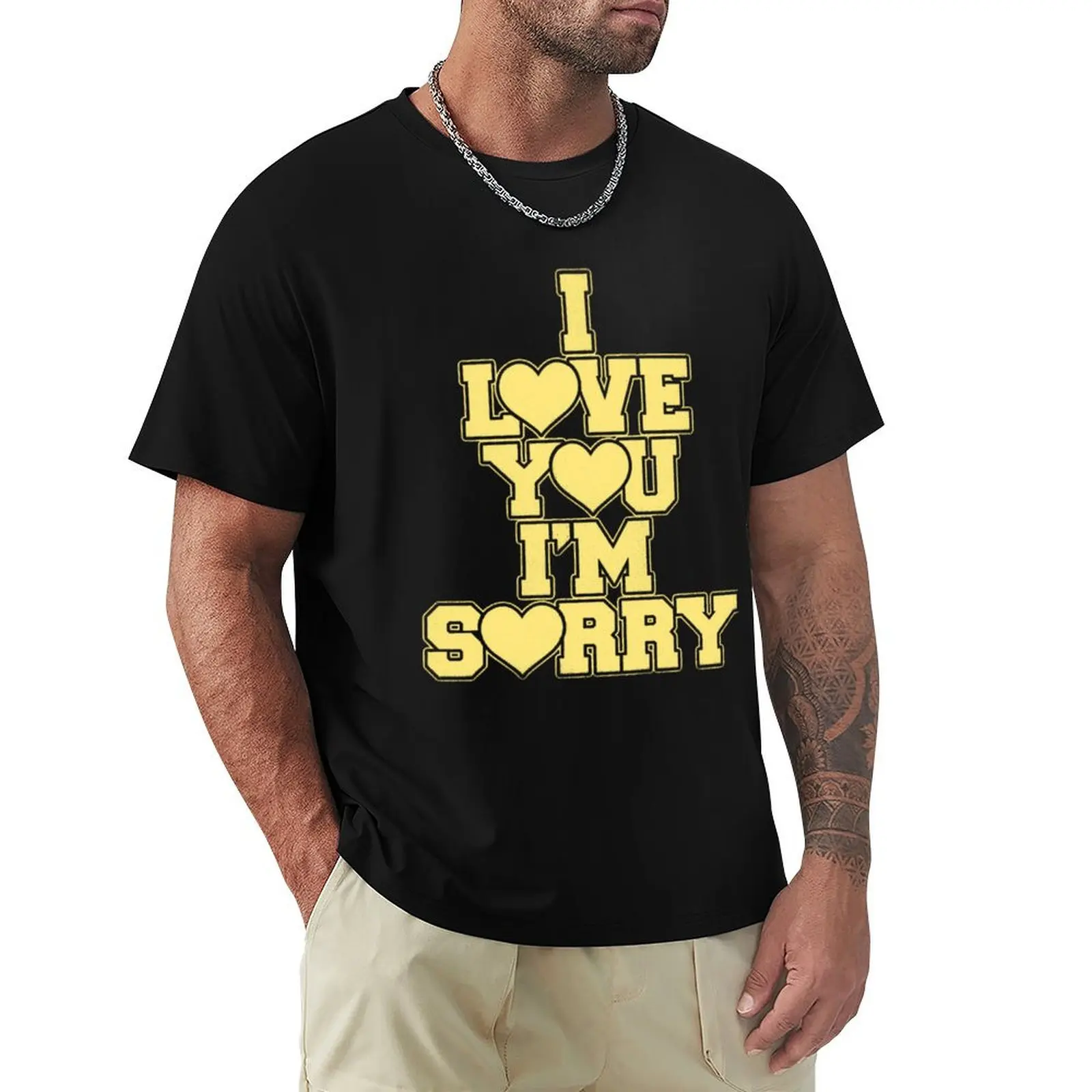 i love you, i'm sorry T-Shirt tshirts personalised blue archive vintage clothes men graphic t shirts
i love you, i'm sorry T-Shirt tshirts personalised blue archive vintage clothes men graphic t shirts