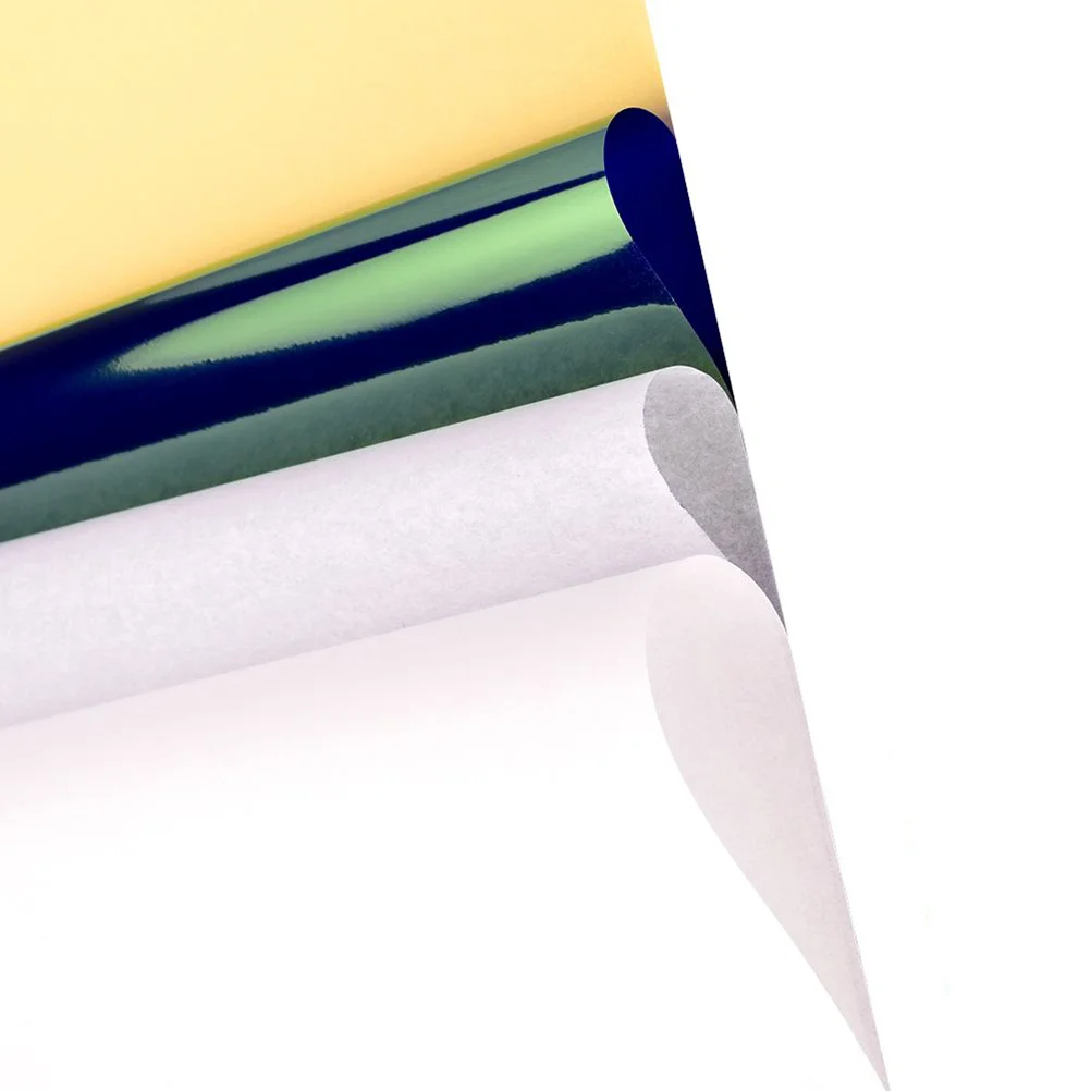 10Pcs Tattoo Copy Transfer Film Purple Intermediate Layer Black Coating Yellow Base Perfect for DIY
10Pcs Tattoo Copy Transfer Film Purple Intermediate Layer Black Coating Yellow Base Perfect for DIY