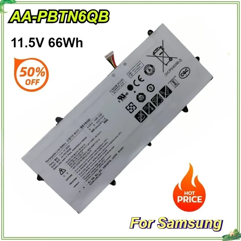 AA-PBTN6QB Laptop Battery for SAMSUNG NT900X5N-L58L L58R L58SS L58WS NT900X5N-L59SS Replacement Battery 11.1V/11.5V 66Wh 58Wh
AA-PBTN6QB Laptop Battery for SAMSUNG NT900X5N-L58L L58R L58SS L58WS NT900X5N-L59SS Replacement Battery 11.1V/11.5V 66Wh 58Wh