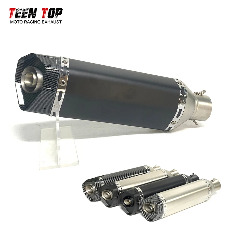 400CC Universal Motorcycle Exhaust Muffler DB Killer For KTM BMW SUZUKI HONDA YAMAHA KAWASAKI Exhaust Tailpipe 51mm Escape Moto
400CC Universal Motorcycle Exhaust Muffler DB Killer For KTM BMW SUZUKI HONDA YAMAHA KAWASAKI Exhaust Tailpipe 51mm Escape Moto