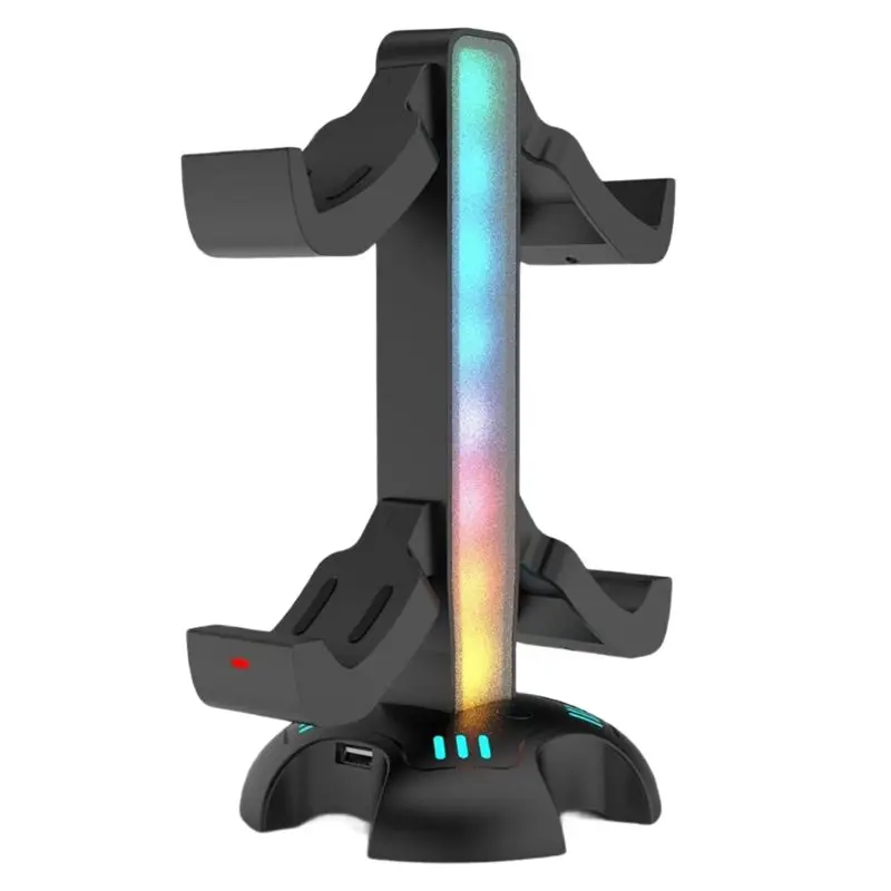 FEDI-For PS5 Dualsense Controller Charging Stand With Multiple Functions Including Adjustable RGB Lighting Dual Charging Modes
FEDI-For PS5 Dualsense Controller Charging Stand With Multiple Functions Including Adjustable RGB Lighting Dual Charging Modes