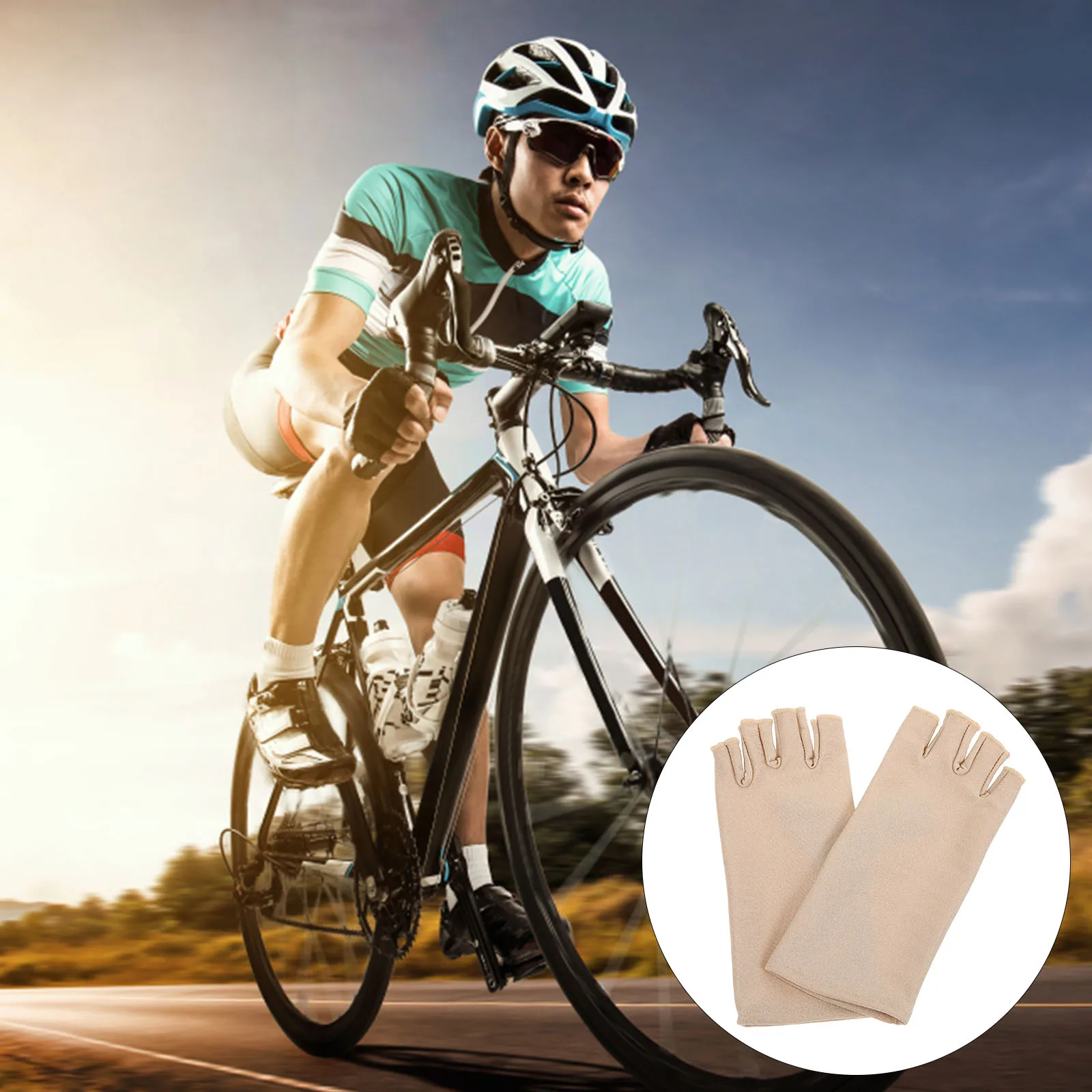 1 Pair Sun Protection Half Finger Gloves Anti UV Driving Women Gray Lightweight Breathable Elastic Cycling Accessories Outdoor
1 Pair Sun Protection Half Finger Gloves Anti UV Driving Women Gray Lightweight Breathable Elastic Cycling Accessories Outdoor