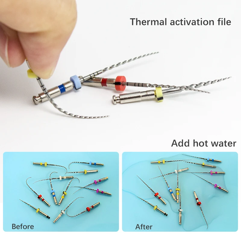 SOCO PLUS Thermal Activated Rotary Endo Files 6Pcs NiTi Root Canal File Flexible Anti-break Dental Endodontic Treatment Tools
SOCO PLUS Thermal Activated Rotary Endo Files 6Pcs NiTi Root Canal File Flexible Anti-break Dental Endodontic Treatment Tools