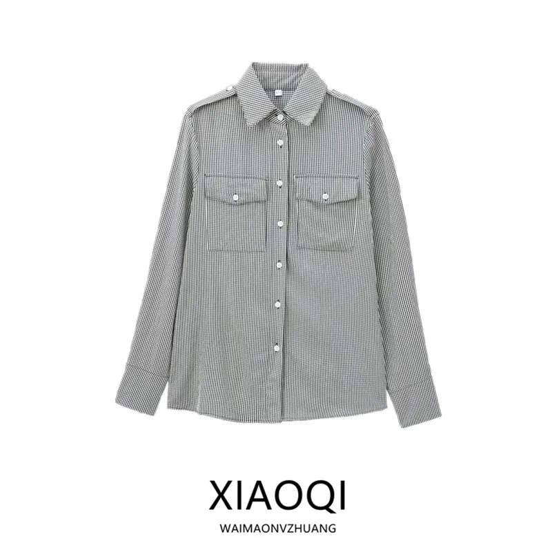 Autumn Winter Loose Long Sve Small id Pattern irt Women's Versatile Design New Arrival Faionable Casual Businwear
Autumn Winter Loose Long Sve Small id Pattern irt Women's Versatile Design New Arrival Faionable Casual Businwear