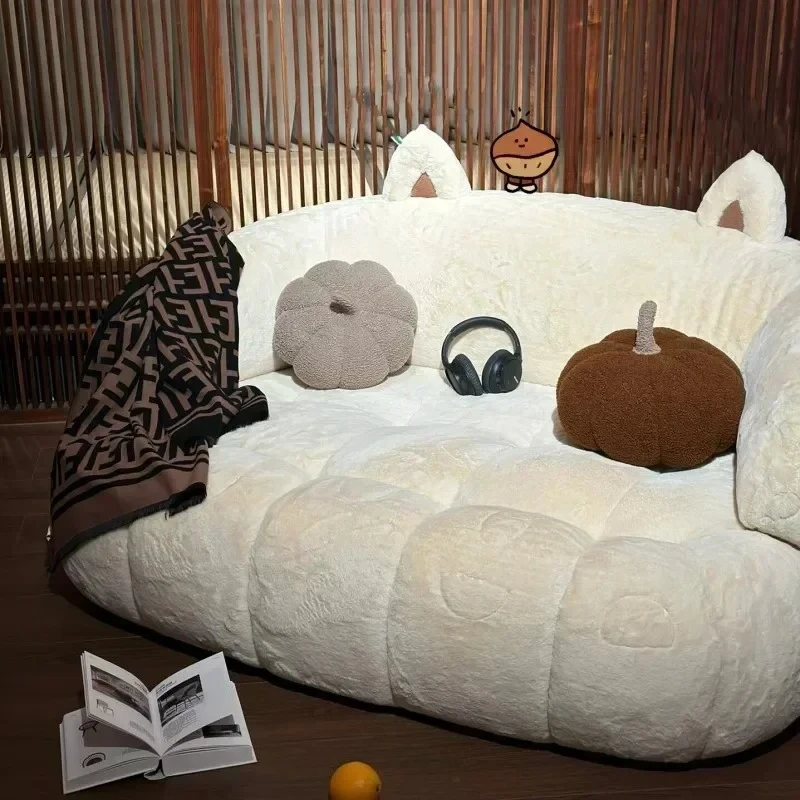 Customizable Cartoon Bedroom Human Kennel Japanese Style Plush Lazy Sofa Small Apartment Cat Nest
Customizable Cartoon Bedroom Human Kennel Japanese Style Plush Lazy Sofa Small Apartment Cat Nest