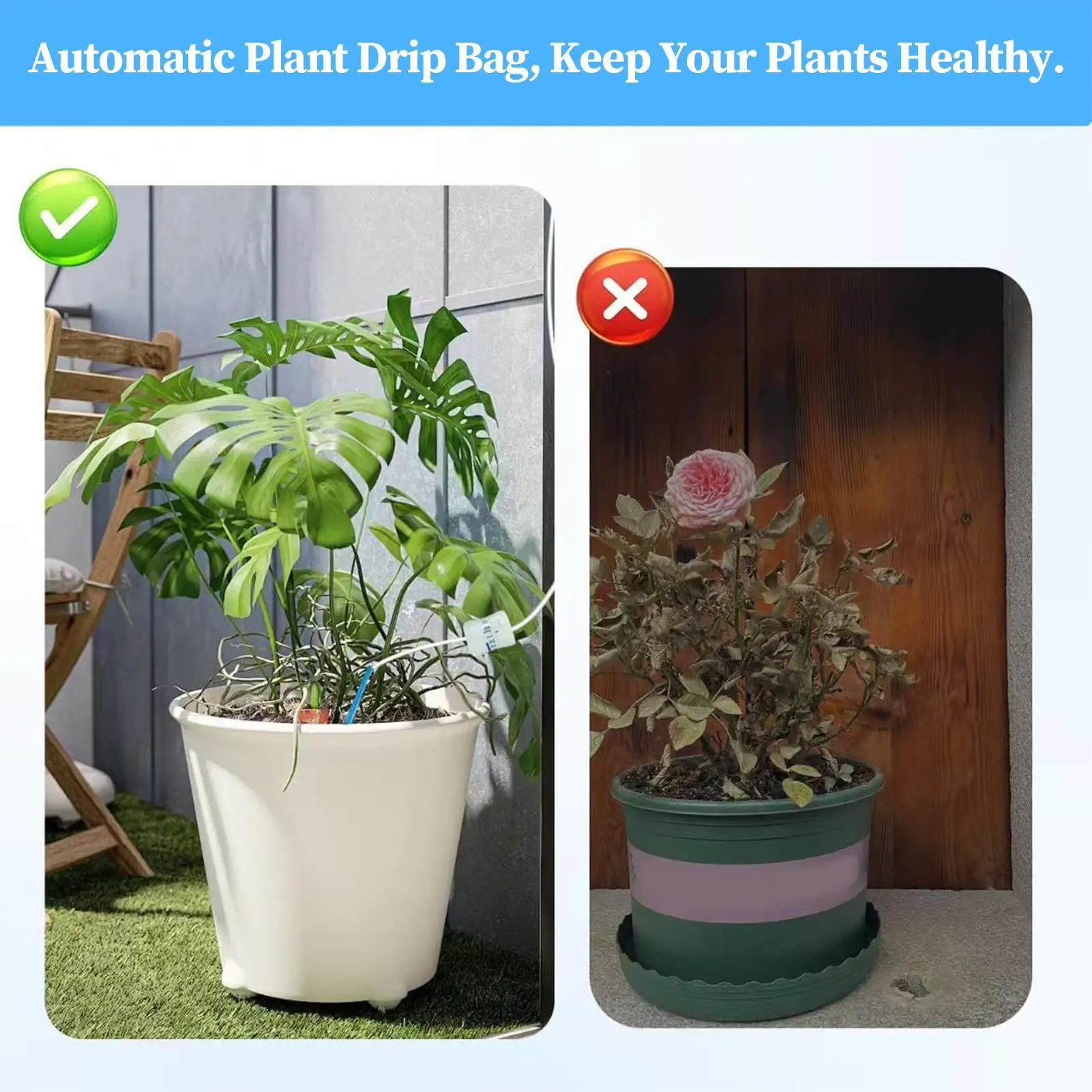 Tree Watering Bag 5.2L Auto Drip Irrigation Pouch Adjustable Automotive For Greenhouse Workplace Trees Flowerbed Balcony Indoors
Tree Watering Bag 5.2L Auto Drip Irrigation Pouch Adjustable Automotive For Greenhouse Workplace Trees Flowerbed Balcony Indoors