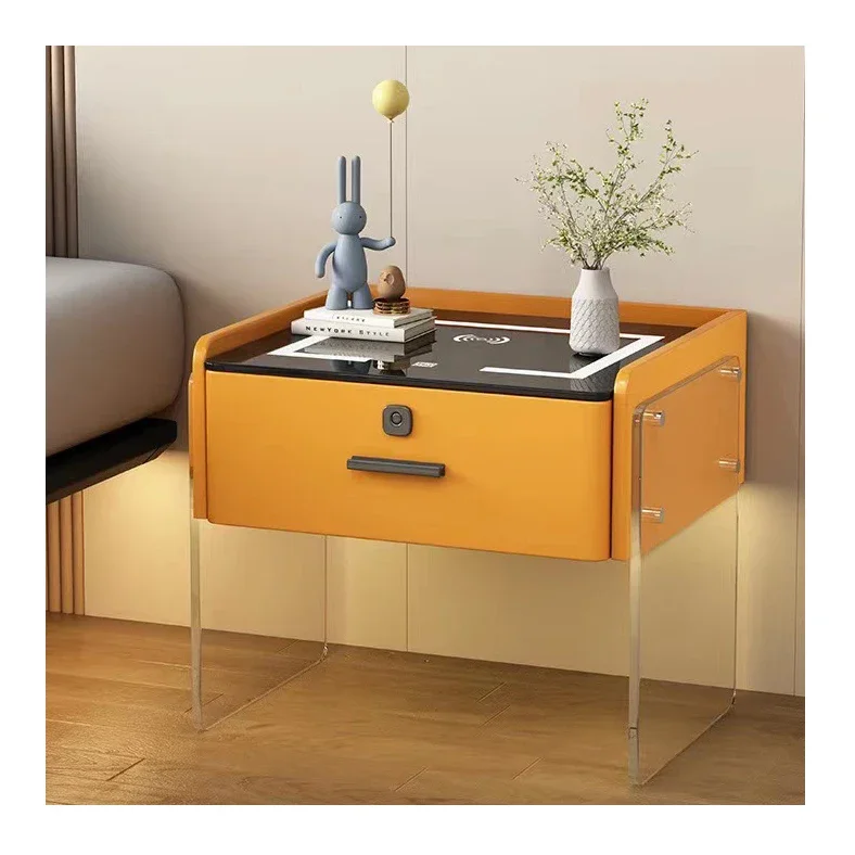 z Orange Acrylic Smart Bedside Table Nightstand For Bedroom Living Room With Wireless Charger
z Orange Acrylic Smart Bedside Table Nightstand For Bedroom Living Room With Wireless Charger