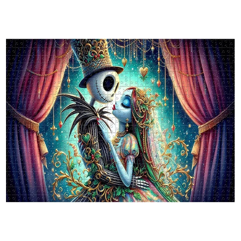 1000 шт. мозаичная головоломка ручной работы «сделай сам» — «Кошмар перед Рождеством», Джек и Салли, король и королева на Хэллоуин, праздничный подарок для A
1000 шт. мозаичная головоломка ручной работы «сделай сам» — «Кошмар перед Рождеством», Джек и Салли, король и королева на Хэллоуин, праздничный подарок для A