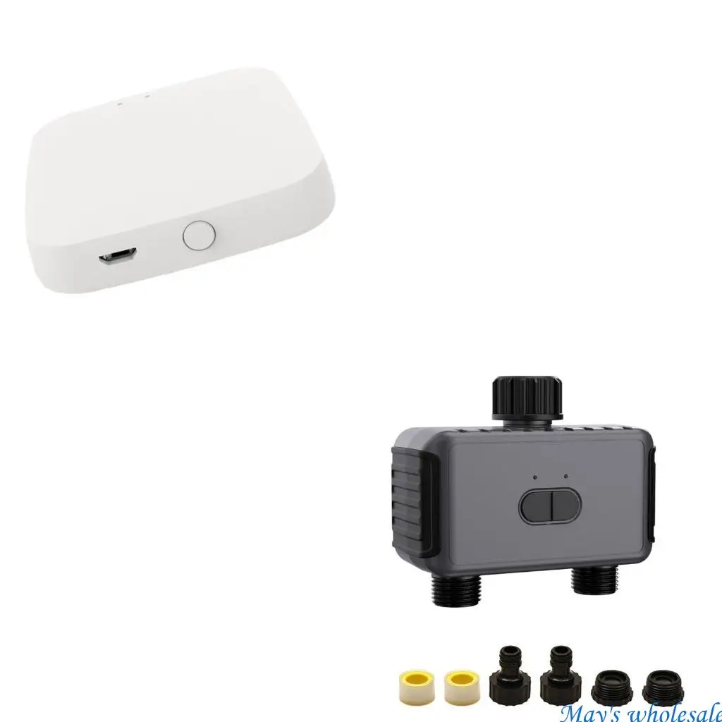 Sprinkler Timer 2 Outlet Programmable Water Timer Garden Hose Programs Hose Timer Automatic Watering for Drip Irrigation 448A
Sprinkler Timer 2 Outlet Programmable Water Timer Garden Hose Programs Hose Timer Automatic Watering for Drip Irrigation 448A