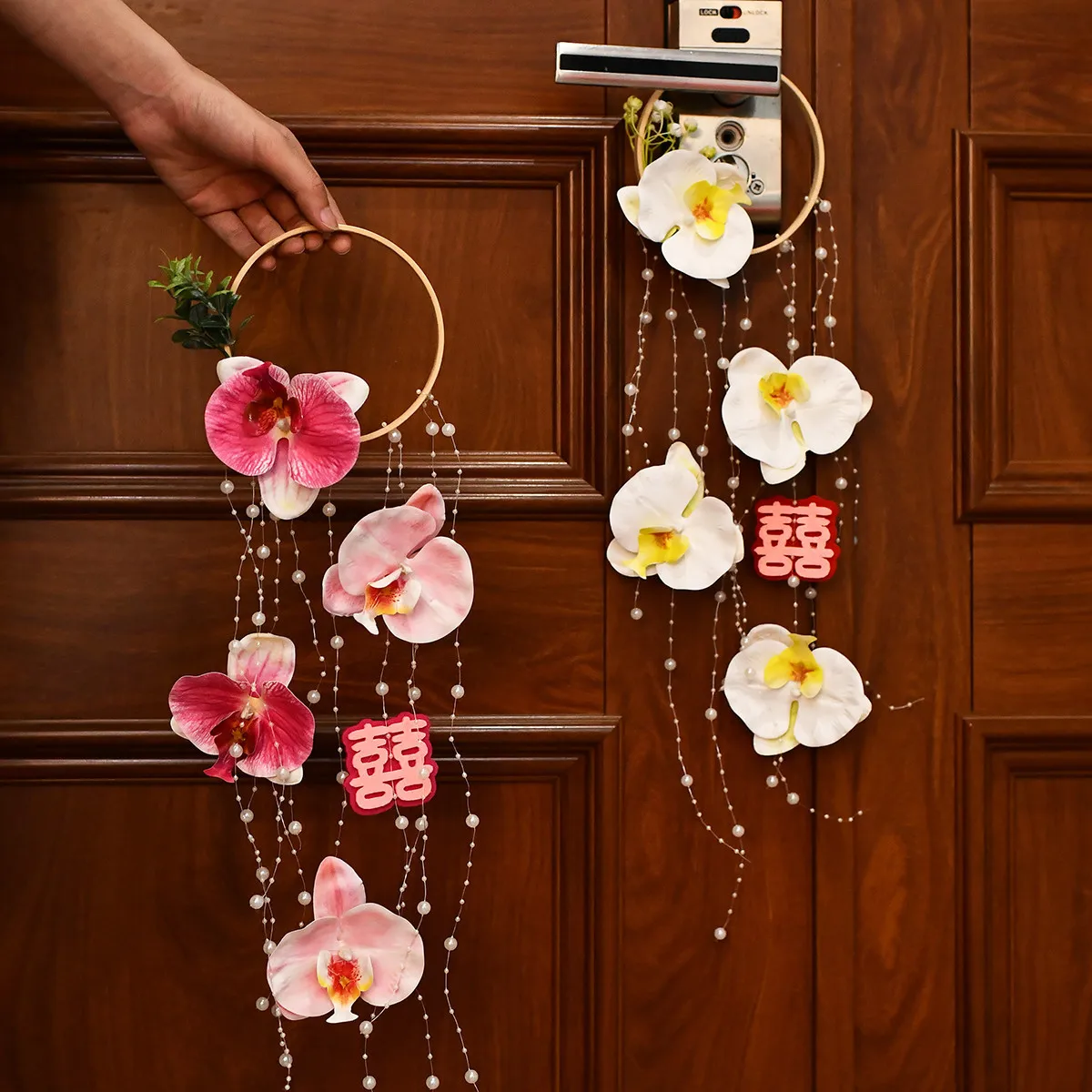 Wedding Decoration Butterfly Orchid Handheld Hanging Decorations Door Handle Decoration Wedding Living Room Photo Props Supplies
Wedding Decoration Butterfly Orchid Handheld Hanging Decorations Door Handle Decoration Wedding Living Room Photo Props Supplies