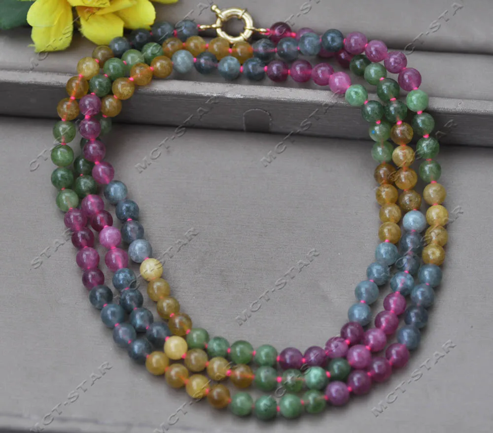 Z13385 48" 8mm Red Green Yellow Blue Round Jade Jasper Necklace Custom Jewelry
Z13385 48" 8mm Red Green Yellow Blue Round Jade Jasper Necklace Custom Jewelry