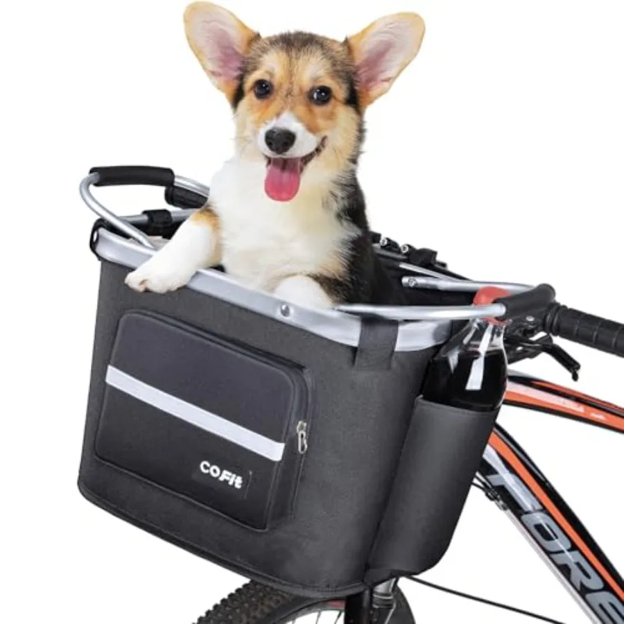 Detachable Bike Basket, Multi-Purpose Bicycle Handlebar Basket for Pet, Shopping, Commuter, Camping and Outdoor
Detachable Bike Basket, Multi-Purpose Bicycle Handlebar Basket for Pet, Shopping, Commuter, Camping and Outdoor