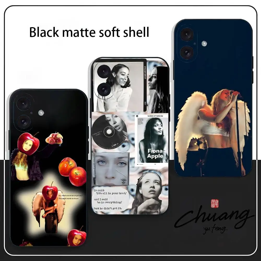 F-Fiona Apple Singer Phone Case Stylish black matte TPU case for 11-16. Anti-slip and wear-resistant
F-Fiona Apple Singer Phone Case Stylish black matte TPU case for 11-16. Anti-slip and wear-resistant