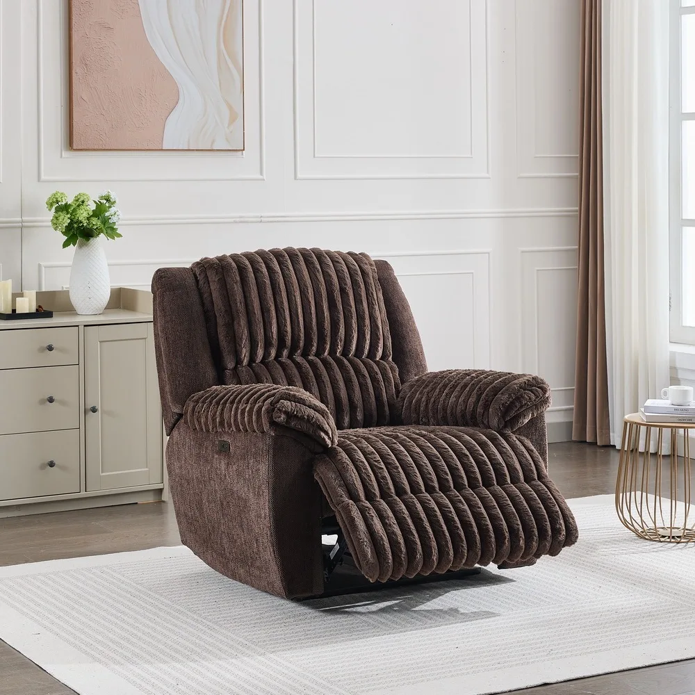 MS P28 Power Reclining Chair Fabric Two Tones Brown Living Room Furniture Comfortable Home Seating Set of 2
MS P28 Power Reclining Chair Fabric Two Tones Brown Living Room Furniture Comfortable Home Seating Set of 2