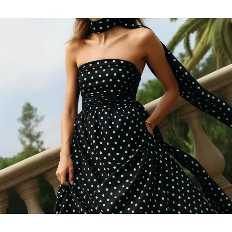 2026 Summer Suspender Sexy Temperament Polka Dot Women's Dress
2026 Summer Suspender Sexy Temperament Polka Dot Women's Dress