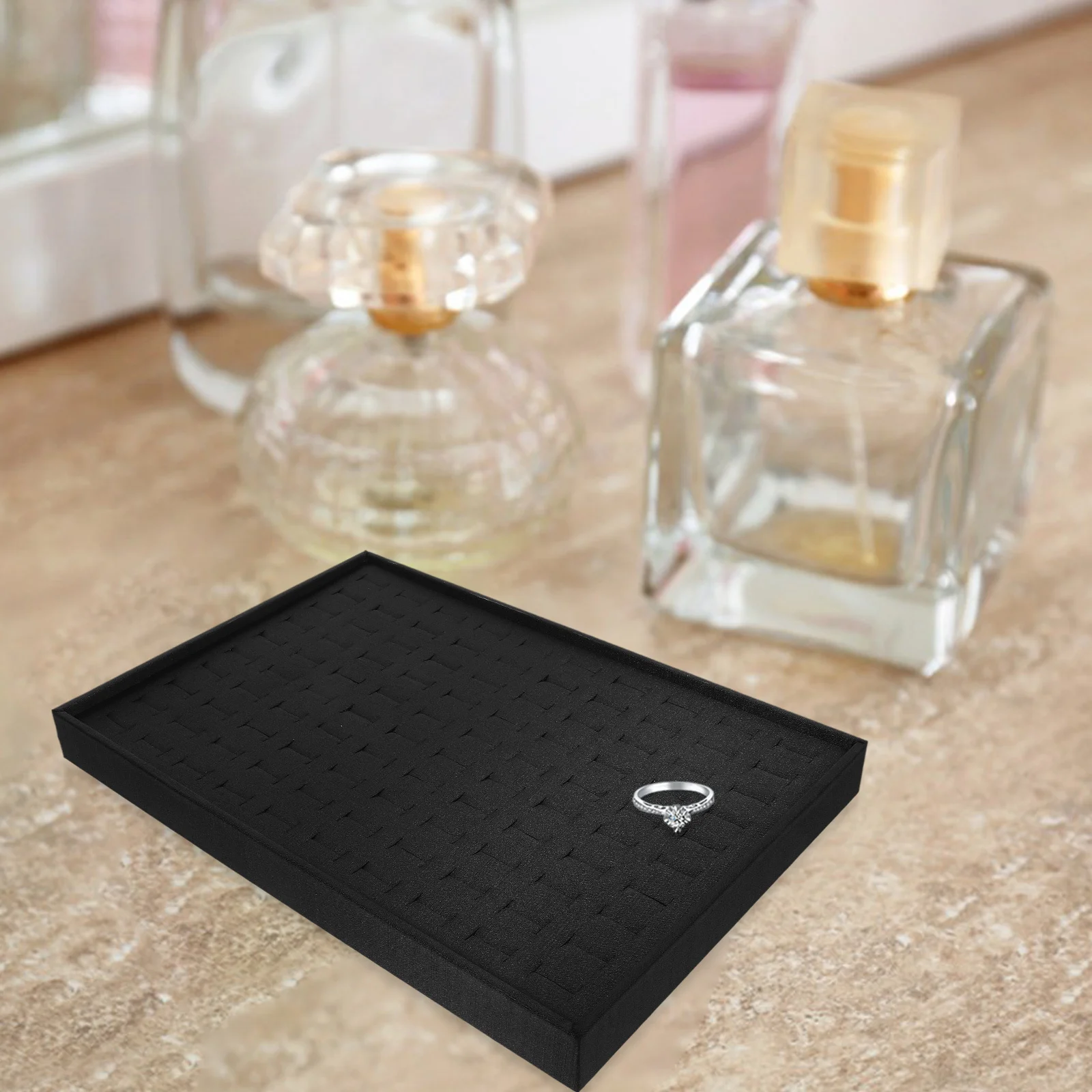 Ring Display Holder Jewelry Storage Multi-Slot Ring Organizer For Earrings Rings Jewelry Stand Decorative Tray Dresser Tray
Ring Display Holder Jewelry Storage Multi-Slot Ring Organizer For Earrings Rings Jewelry Stand Decorative Tray Dresser Tray