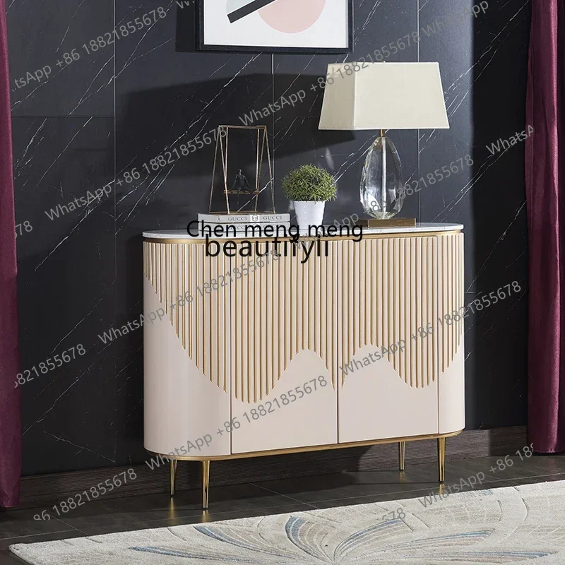CC182Light luxury door cabinet household marble door living room decoration American dining side storage partition cabinet R
CC182Light luxury door cabinet household marble door living room decoration American dining side storage partition cabinet R