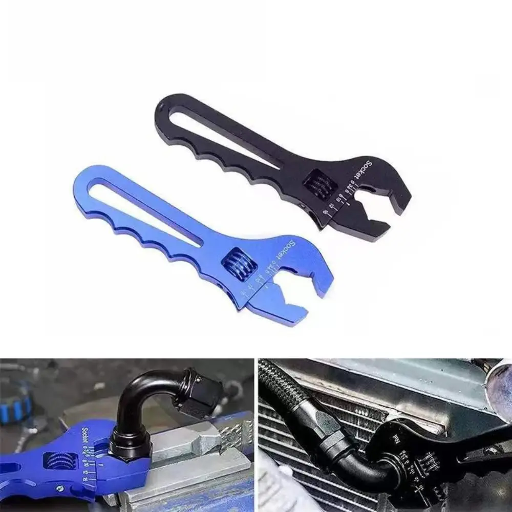 Lightweight Adjustable Wrench Aluminum Manual AN Hose Fitting Spanner 3AN-16AN Repair Tools Oil Hose End Fitting Spanner DIY
Lightweight Adjustable Wrench Aluminum Manual AN Hose Fitting Spanner 3AN-16AN Repair Tools Oil Hose End Fitting Spanner DIY