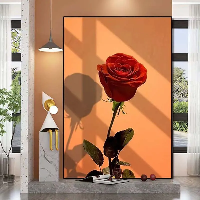 Nordic Art Decorative Painting Retro Light Shadow Space Still Life Flowers Minimalist Style Hallway Wall Hanging Painting Poster
Nordic Art Decorative Painting Retro Light Shadow Space Still Life Flowers Minimalist Style Hallway Wall Hanging Painting Poster