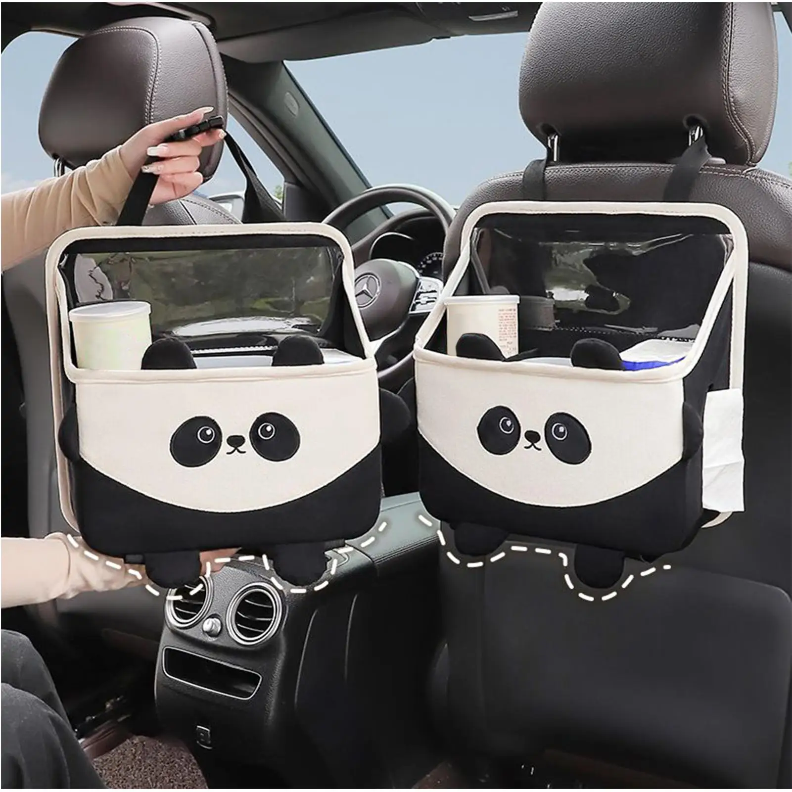 Car Trash Can For Back Seat Wear-Resistant Soft Storage Bag Auto Backseat Caddy Organizer For Family Friends Mobile Phones Files
Car Trash Can For Back Seat Wear-Resistant Soft Storage Bag Auto Backseat Caddy Organizer For Family Friends Mobile Phones Files