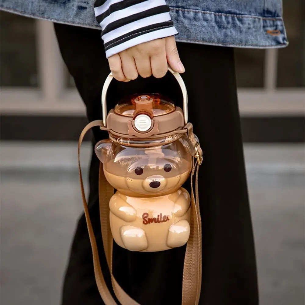 Bear Plastic 1000ml Drinking Summer Large Capacity Sports Bottles Water Bottle Water Cup With Straw Big Belly Cup
Bear Plastic 1000ml Drinking Summer Large Capacity Sports Bottles Water Bottle Water Cup With Straw Big Belly Cup
