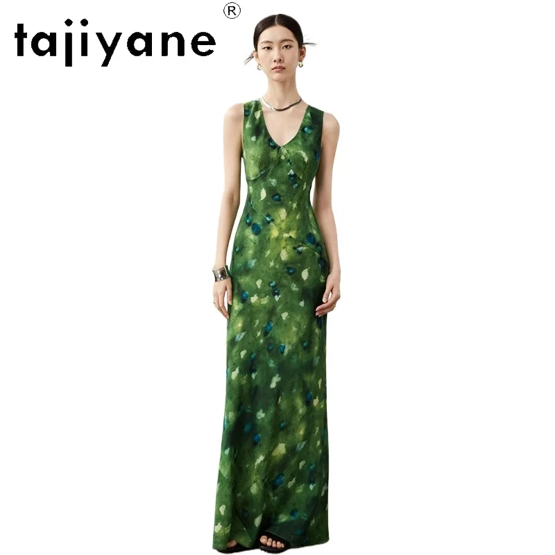 TAJIYANE 96.1% Mulberry Silk Dress Long Mermaid Dresses for Women Slim-fit Women's Casual Dresses Summer Clothes 2026 Платье New
TAJIYANE 96.1% Mulberry Silk Dress Long Mermaid Dresses for Women Slim-fit Women's Casual Dresses Summer Clothes 2026 Платье New