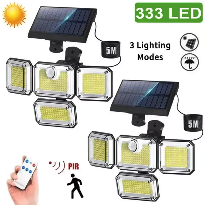 Household Solar Lights LED Solar Powered Human Body Sensing Split Wall Lamp for Outdoor Waterproof Courtyard Garden Lighting
Household Solar Lights LED Solar Powered Human Body Sensing Split Wall Lamp for Outdoor Waterproof Courtyard Garden Lighting
