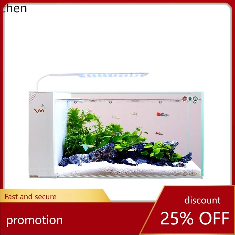 HXL fish tank living room small home desktop ultra-white glass ecological side filter lazy self-circulation aquarium
HXL fish tank living room small home desktop ultra-white glass ecological side filter lazy self-circulation aquarium