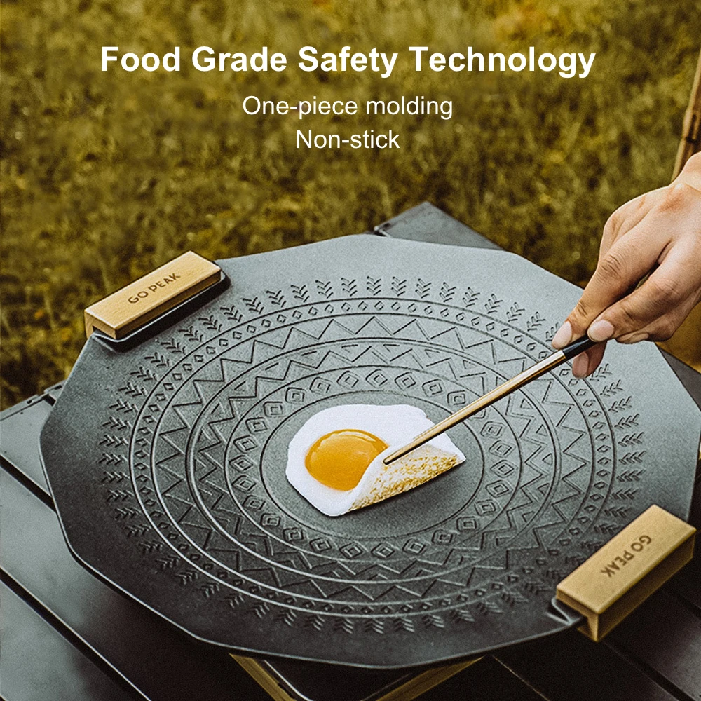 Outdoor Portable Grill Pan Camping Frying Non-Stick Dodecagonal Grill Pan Lightweight
Outdoor Portable Grill Pan Camping Frying Non-Stick Dodecagonal Grill Pan Lightweight