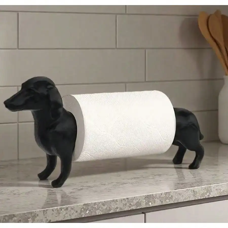 Dachshund Kitchen Paper Towel Holder, Animal Paper Towel Rack, Freestanding Countertop Tissue Dispenser, Easy To Replace Toilet Paper, Modern And Traditional Bathroom Decor, Dog Lover Gift, Cute Animal Style, Perfect Holiday Gift And Decoration, Suitable
Dachshund Kitchen Paper Towel Holder, Animal Paper Towel Rack, Freestanding Countertop Tissue Dispenser, Easy To Replace Toilet Paper, Modern And Traditional Bathroom Decor, Dog Lover Gift, Cute Animal Style, Perfect Holiday Gift And Decoration, Suitable