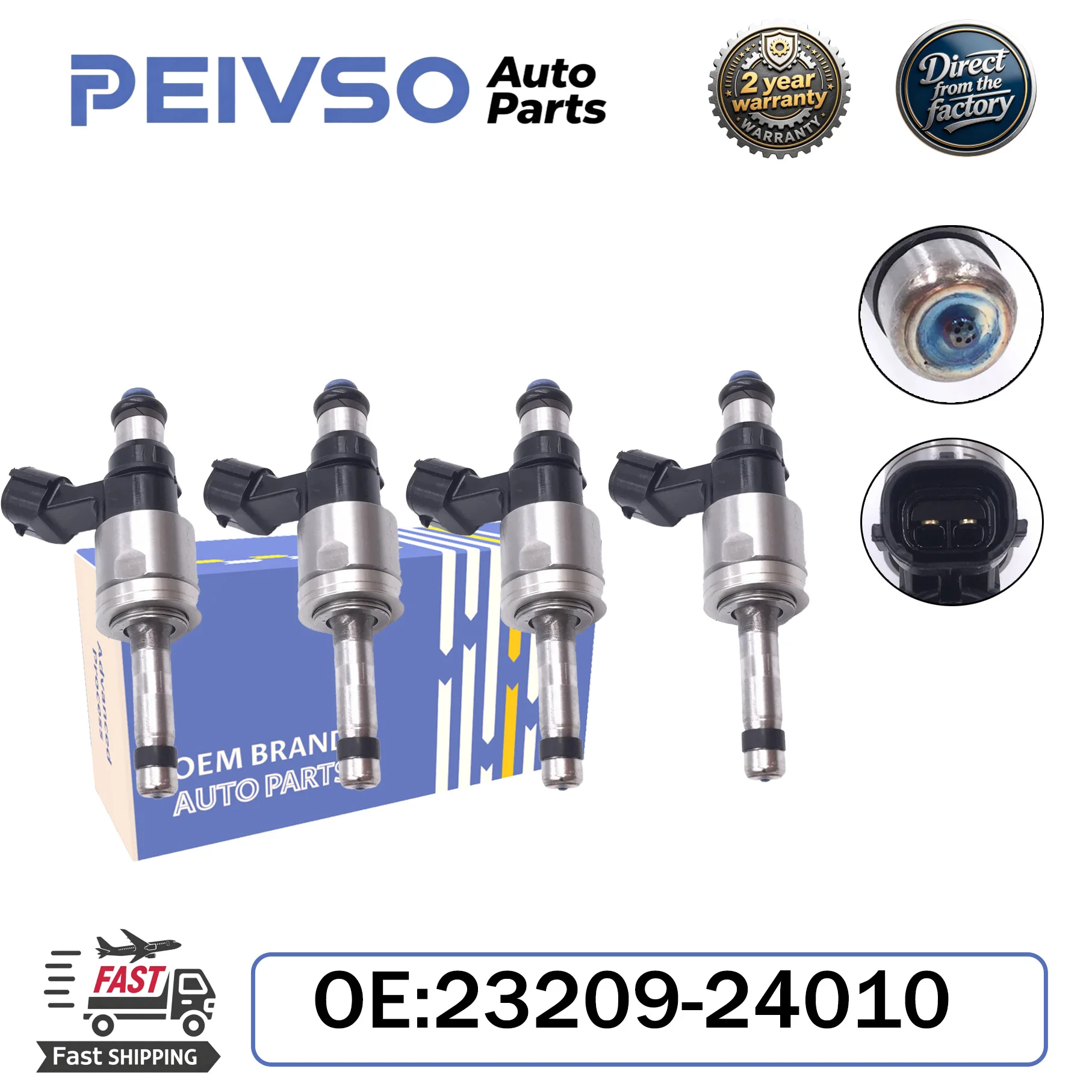 4Pcs High Quality 23209-24010 Fuel Injectors 23250-24010 For 2019-2022 Lexus UX200 UX250h Toyota Corolla 2.0L
4Pcs High Quality 23209-24010 Fuel Injectors 23250-24010 For 2019-2022 Lexus UX200 UX250h Toyota Corolla 2.0L