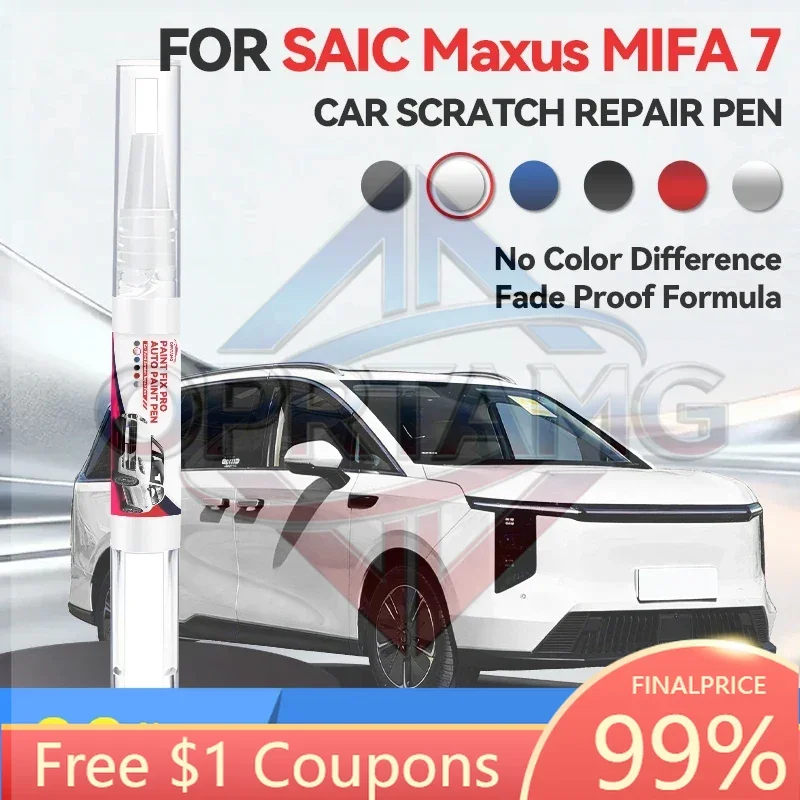Специальный маркер для ремонта краски CCar, средство для удаления царапин, аксессуары для самостоятельного ремонта автомобиля, для SAIC Maxus MIFA 7, металлический черный, белый, автомобильная наклейка
Специальный маркер для ремонта краски CCar, средство для удаления царапин, аксессуары для самостоятельного ремонта автомобиля, для SAIC Maxus MIFA 7, металлический черный, белый, автомобильная наклейка