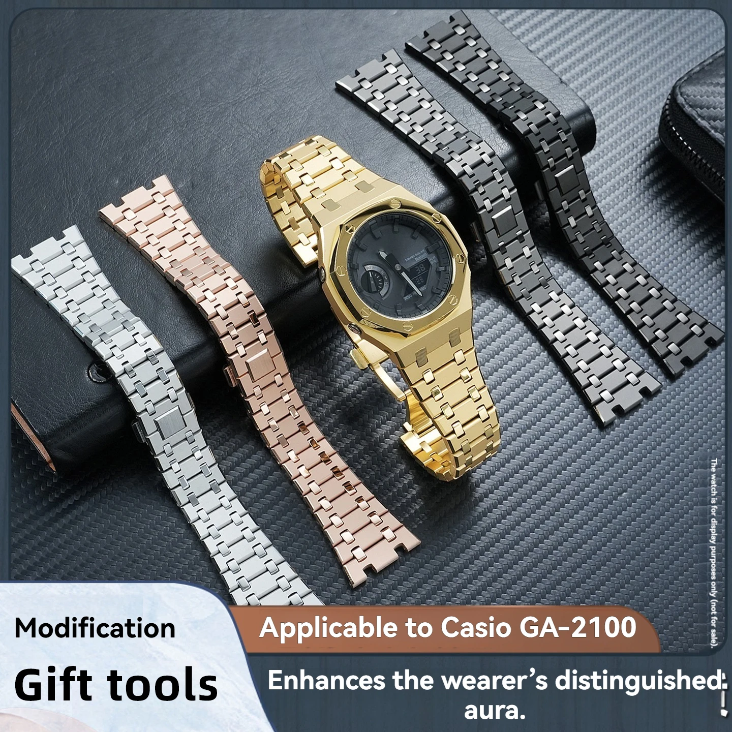 GA2100 Stainless Steel Mod Kit For Casio GA-2100 GA2110 GA-B2100 Modifid Bright Sand Case GAB2100 Metal Bracelet Watch Band
GA2100 Stainless Steel Mod Kit For Casio GA-2100 GA2110 GA-B2100 Modifid Bright Sand Case GAB2100 Metal Bracelet Watch Band