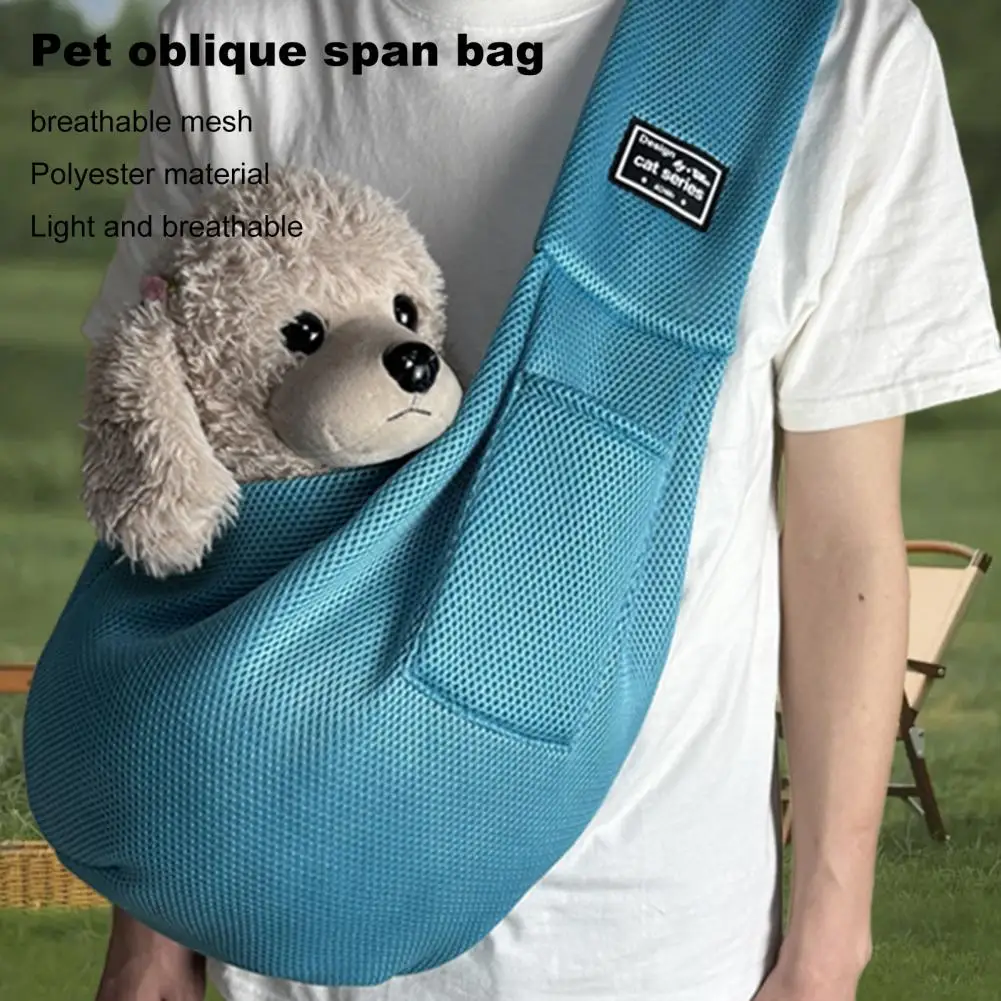 Hands-free Pet Sling Breathable Pet Carrier Sling with Storage Pockets for Small Dogs Cats Crossbody Bag Reversible for Travel
Hands-free Pet Sling Breathable Pet Carrier Sling with Storage Pockets for Small Dogs Cats Crossbody Bag Reversible for Travel